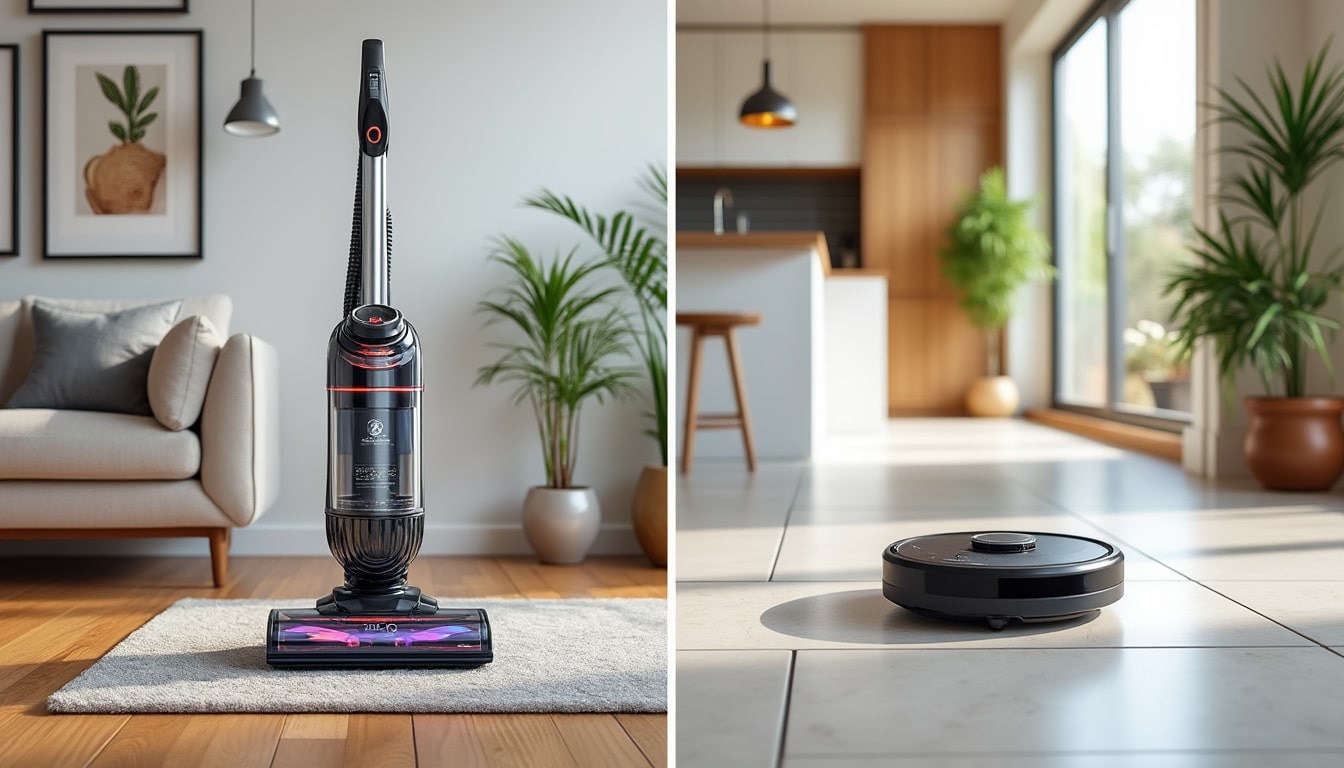 hésitez entre un aspirateur balai et un robot pour votre logement ? découvrez les avantages de chaque option, selon la taille et le type de votre habitation, pour faire le bon choix et gagner du temps au quotidien.