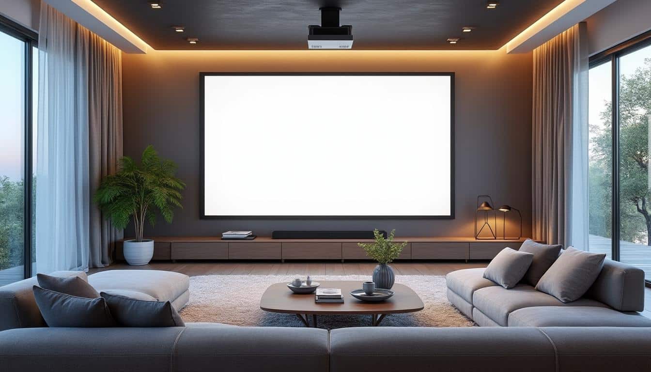 découvrez comment choisir un vidéoprojecteur en fonction de la luminosité en lumens, du contraste et de la distance de projection adaptés à votre pièce pour une expérience visuelle optimale.