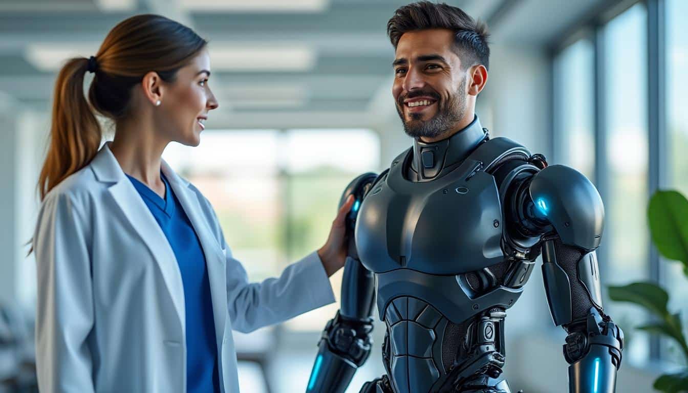 découvrez comment l’exosquelette médical révolutionne la rééducation en redonnant mobilité et autonomie aux patients paraplégiques.