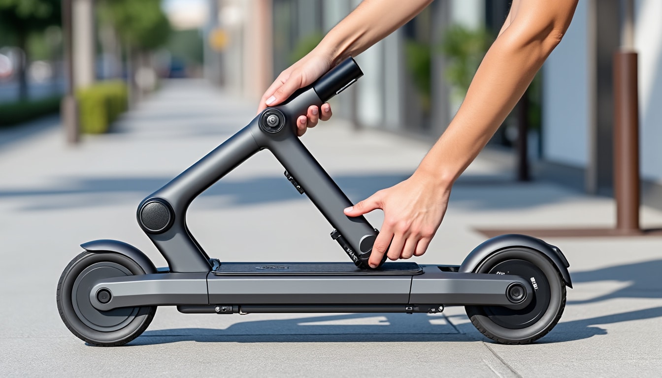 apprenez à plier facilement votre trottinette électrique grâce à notre guide étape par étape. astuces pratiques pour un pliage rapide et sécurisé.